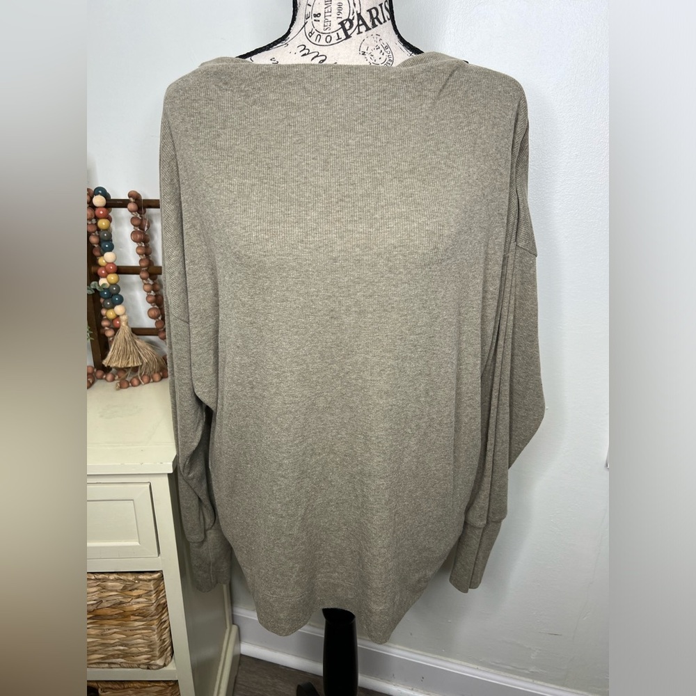 Hayden Long Sleeve Sweater with Zipper Shoulder